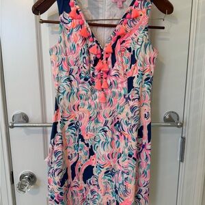 Lilly Pulitzer Tassel Detail Swirl Dress